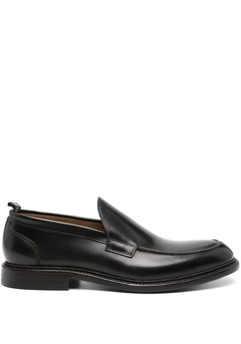 Brown polished finish loafers Green George - men GREEN GEORGE | 2100PO97C6013M